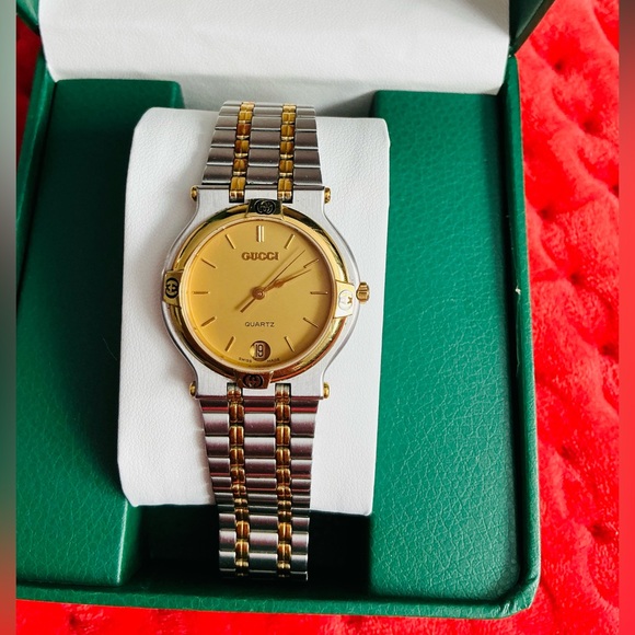 Mens GUCCI 9000M watch⭐️FULLY SERVICED ‼️